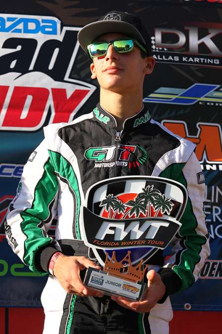 ANTHONY GANGI JR. NAMED AS FINALIST FOR THE MAZDA ROAD TO INDY AND MAXSPEED GROUP DRIVER ADVANCEMENT PROGRAM