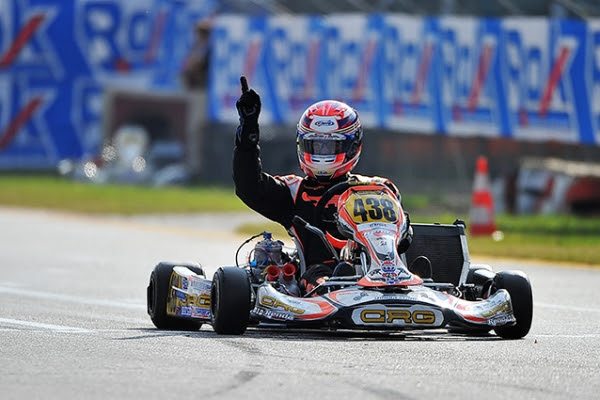 POLLINI WITH CRG AND RENDA MOTORSPORT “CLEANED UP” THE ROK CUP INTERNATIONAL