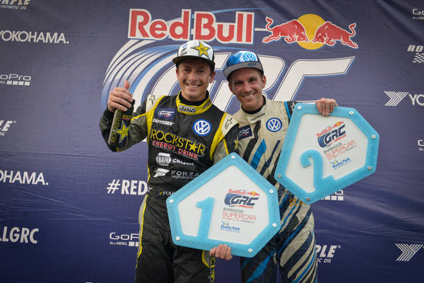 And then there were two: The new Rallycross champion in the USA drives a Volkswagen Beetle