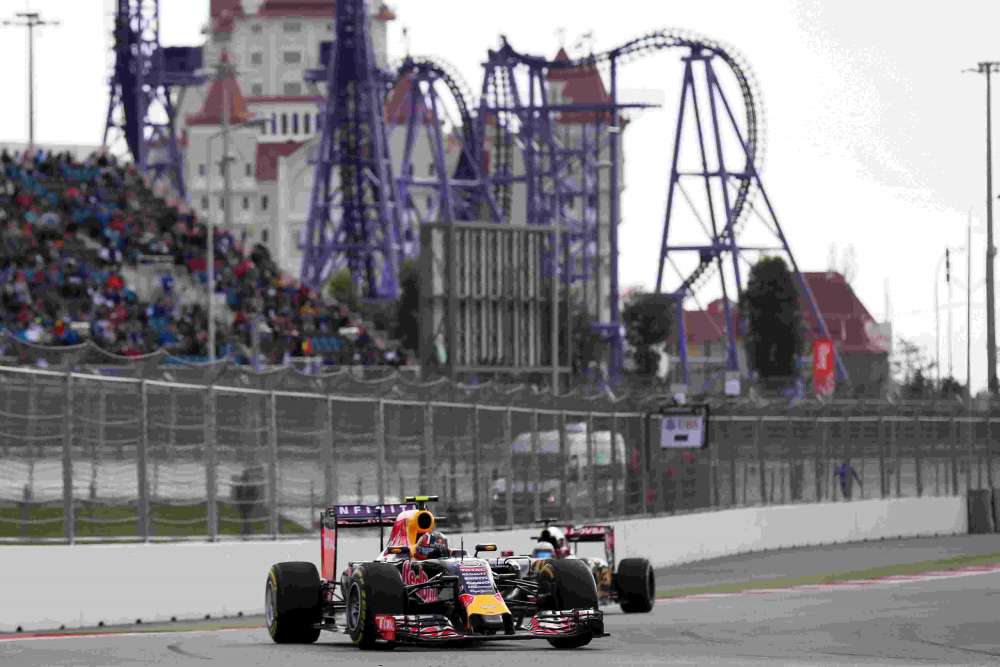 Red bull F1 Sochi race report