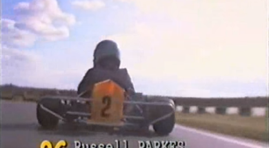Lewis Hamilton at the future champions race in 1996