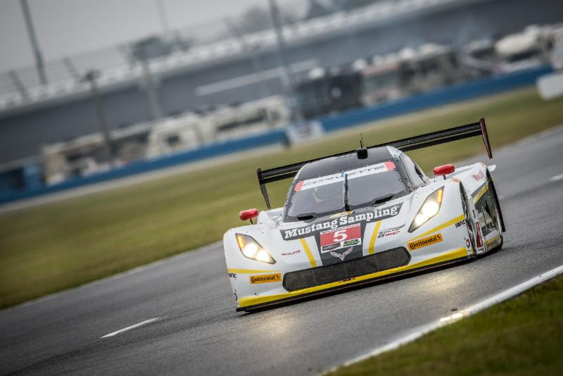 ACTION EXPRESS RACING COMPLETED ROLEX 24 QUALIFYING WHICH WAS PLAGUED BY TORRENTIAL RAIN