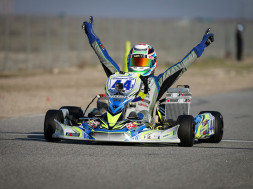 Dante Yu scored one of several victories for P1 Engines at the opening round of the SKUSA Pro Kart Challenge