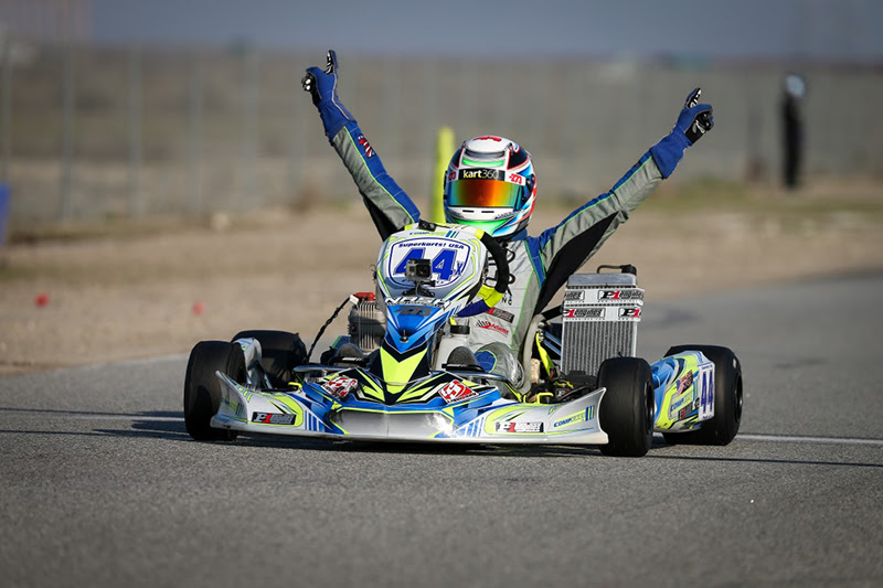 P1 ENGINES SWEEP X30 ACTION AT SKUSA PRO KART ROUND ONE