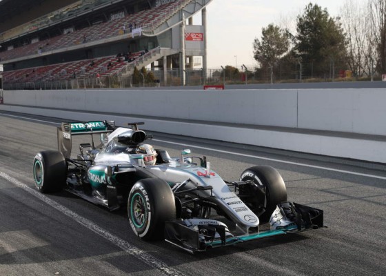 Lewis hamilton day 4 of pre season testing