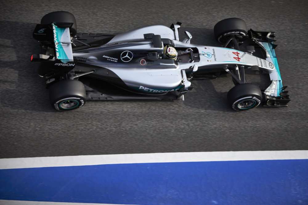 Lewis and Nico double up on day three in Barcelona