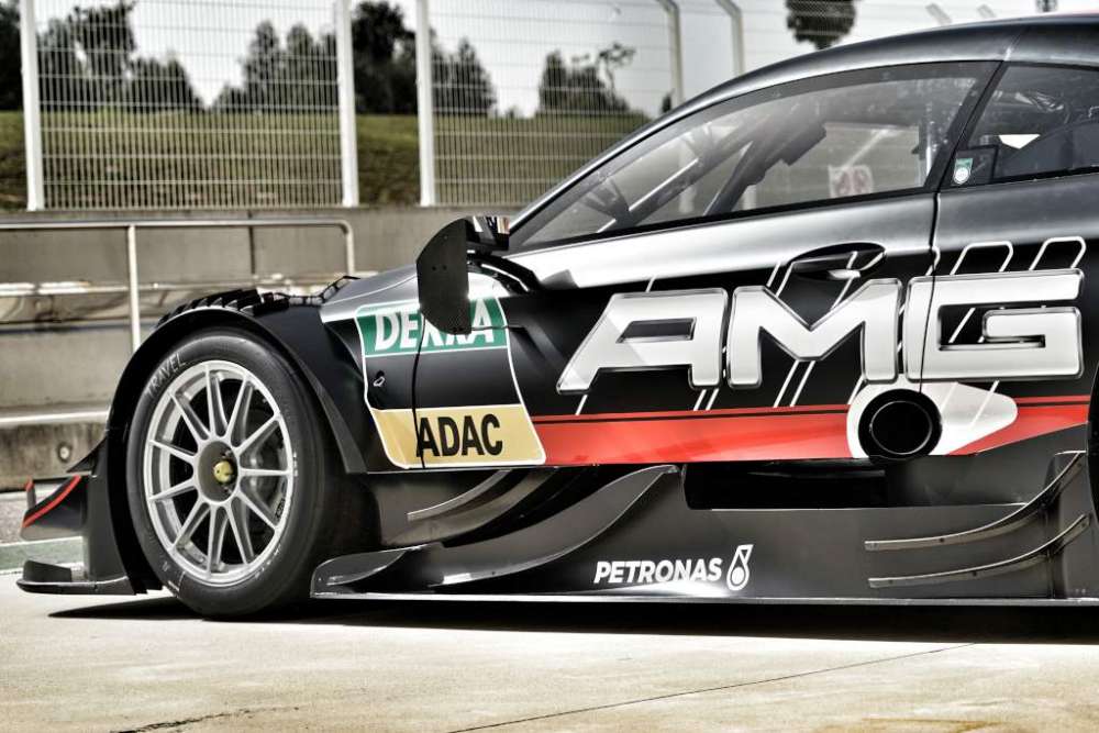 Mercedes-AMG C 63 DTM, Testing, Circuito Monteblanco big amg logo
