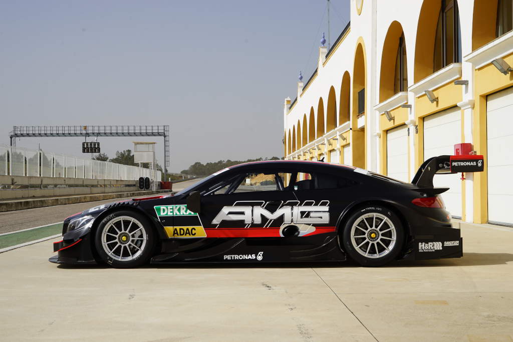Mercedes-AMG C 63 DTM, Testing, Circuito Monteblanco side view