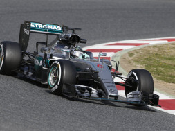 Nico Rosberg up close with the new 2016 Challenger