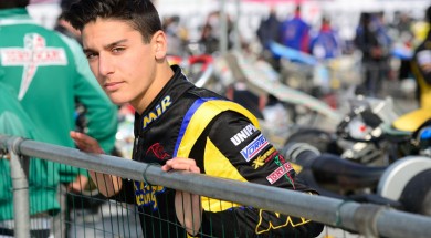 ANTHONY GANGI JR. AT 21ST WINTER CUP LOOKING AT THE RACE BEFORE HIS TURN ON TRACK