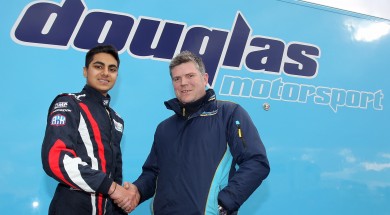 Douglas Motorsport signs Enaam Ahmed for BRDC Formula 4