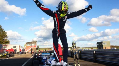 Enaam Ahmed took victory in race three and claimed the championship lead leaving Snetterton