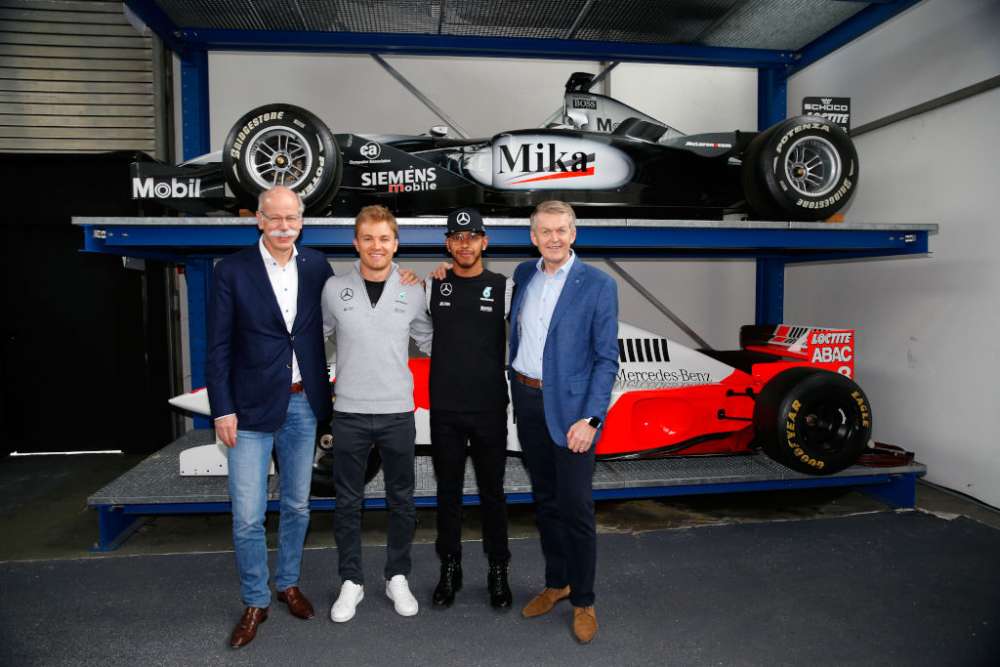Formula One & DTM drivers ready for challenging new season mercedes Driver with hisotry inthe backdrop