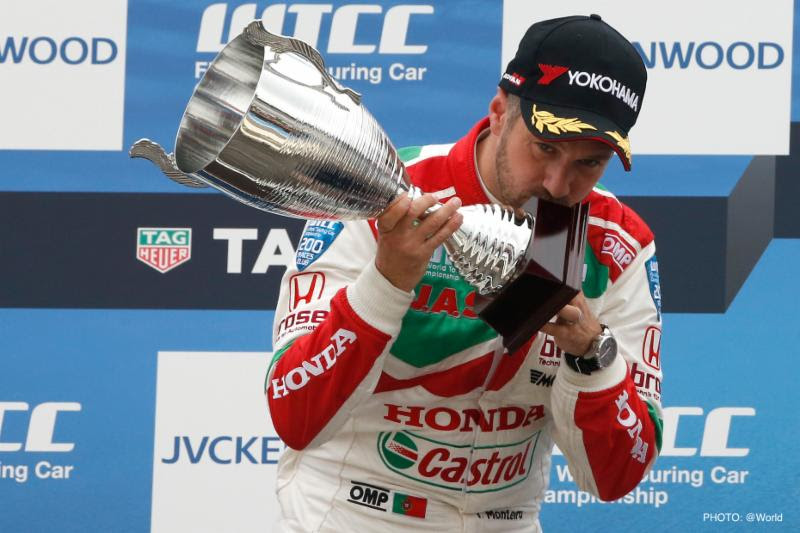 Brilliant start for Tiago Monteiro in France gets him his first podium of the season for the Portuguese driver