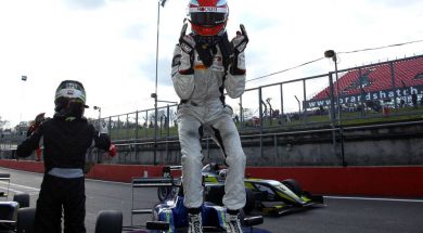 Colton Herta took his first BRDC British F3 win with victory in race three at Brands Hatch