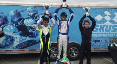 It was a podium sweep for P1 Engines in X30 Junior at Pro Kart Challenge (Photo P1 Engines)