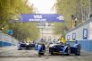 Prost in front of Buemi at the Paris E-Prix