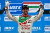 Tiago Monteiro on the podium after two spectacular races in Hungary