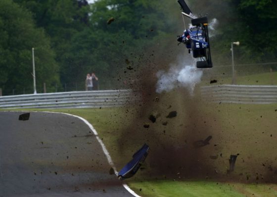 Ameya Vaidyanathan was uninjured in this huge airborne accident