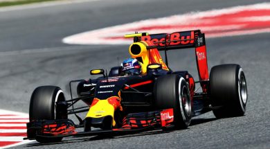 Max Verstappen in his new Red bull F1