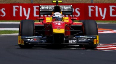 Jordan King on Track with his GP2 racing engineering
