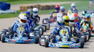 Top Kart drivers led the pack in Shawano (Photo Kathy Churchill)