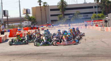 Jak Crawford and Team Koene USA led every lap of Rotax Mini Max competition Photo by CKN