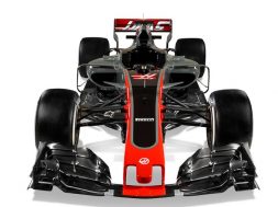 Haas VF17 Launch Video F1 2017 Car front view