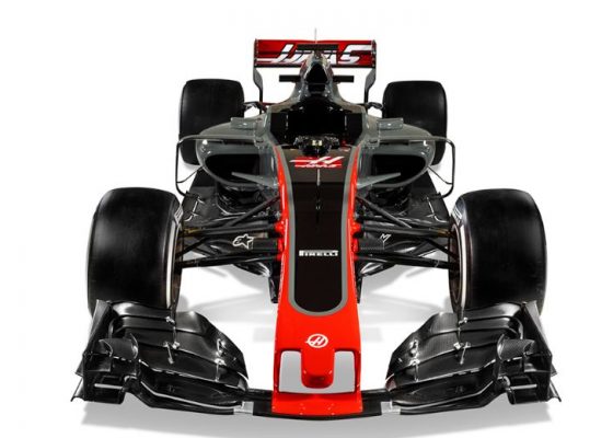 Haas VF17 Launch Video F1 2017 Car front view