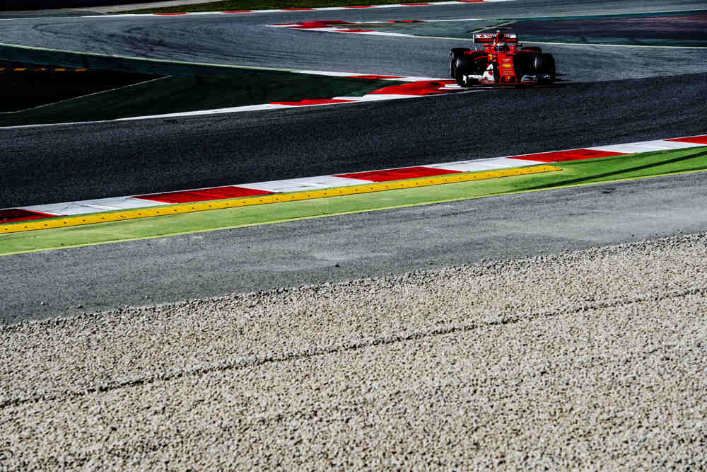 Raikkonen flies for Ferrari as testing concludes in Spain