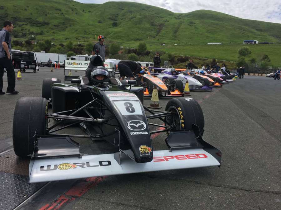 Fifteen Mazda Powered Formula Cars Roared Into The Sonoma Valley During The Formula Car Challenge Season Opener