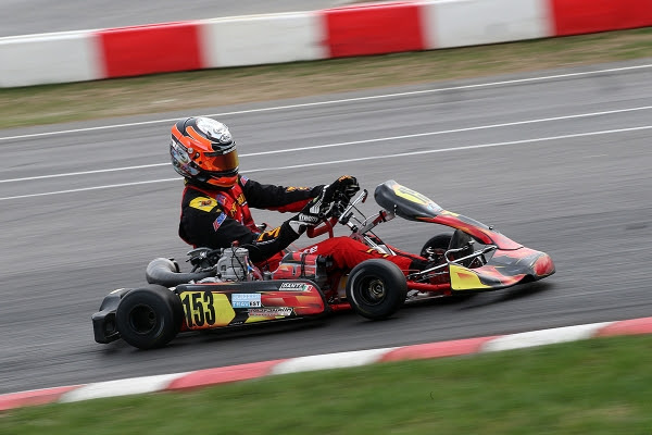 Massimo Dante, KZ2 on track