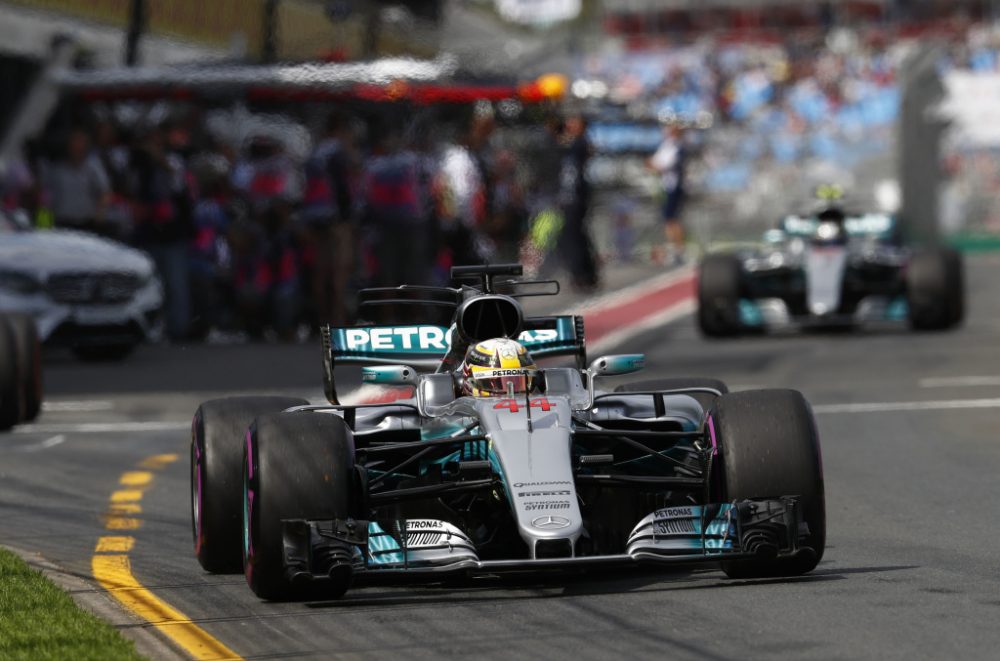 Mercedes and Hamilton on ton in FP1 at the 2017 Australian Grand prix