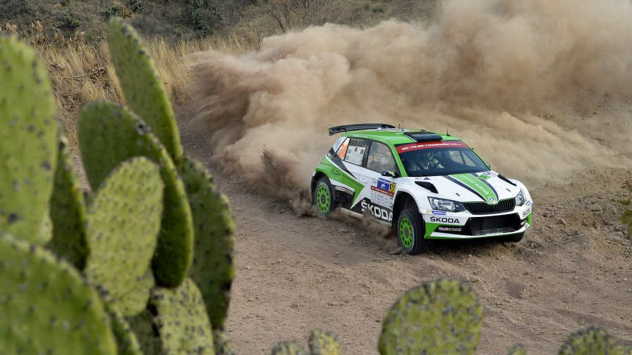 Saturday WRC 2 in Mexico Tidemand heads a thriller