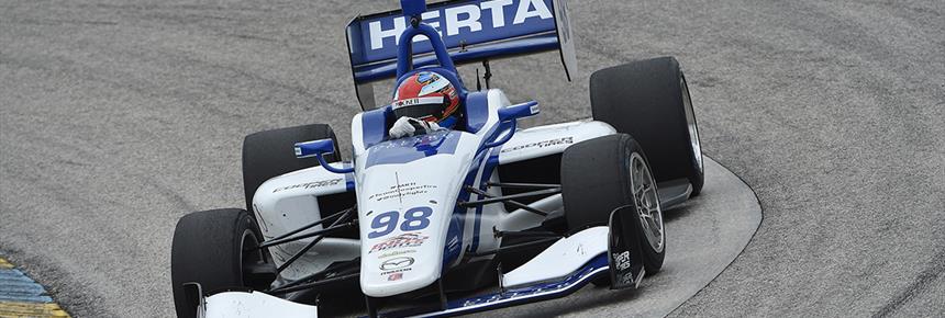 Herta Tops Indy Lights Entries at Barber for Milestone 400th Race