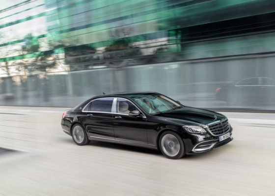 Mercedes-Maybach S 560 4MATIC 2017 exterior black interior silk beige titanium grey