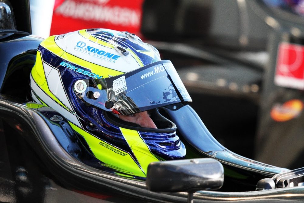 Joel Eriksson heads to Budapest in tied FIA F3 European Championship lead