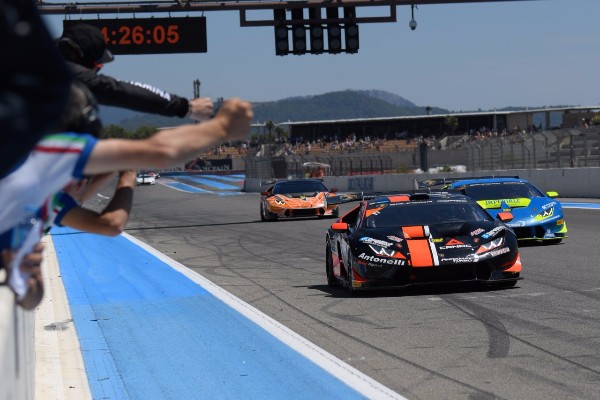 GRENIER AND SPINELLI WIN A HARD-FOUGHT RACE AT PAUL RICARD IN THE LAMBORGHINI SUPER TROFEO EUROPE