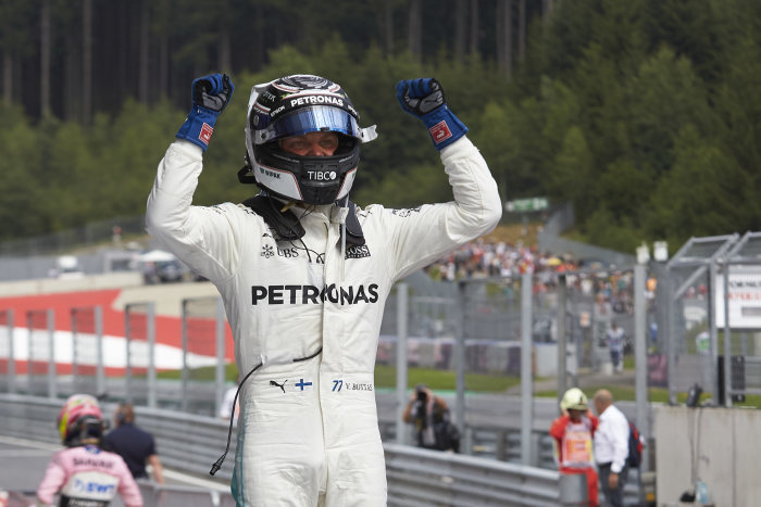 Mercedes win in Austria 2017