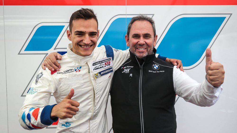 First rookie maiden win in 2017 for Alex Palou (Teo Martin Motorsport) in Nürburgring