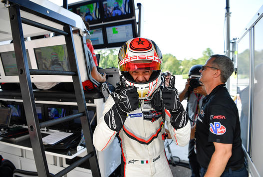 Bruni Gives Porsche 450th Major North American Sports Car Pole at Lime Rock