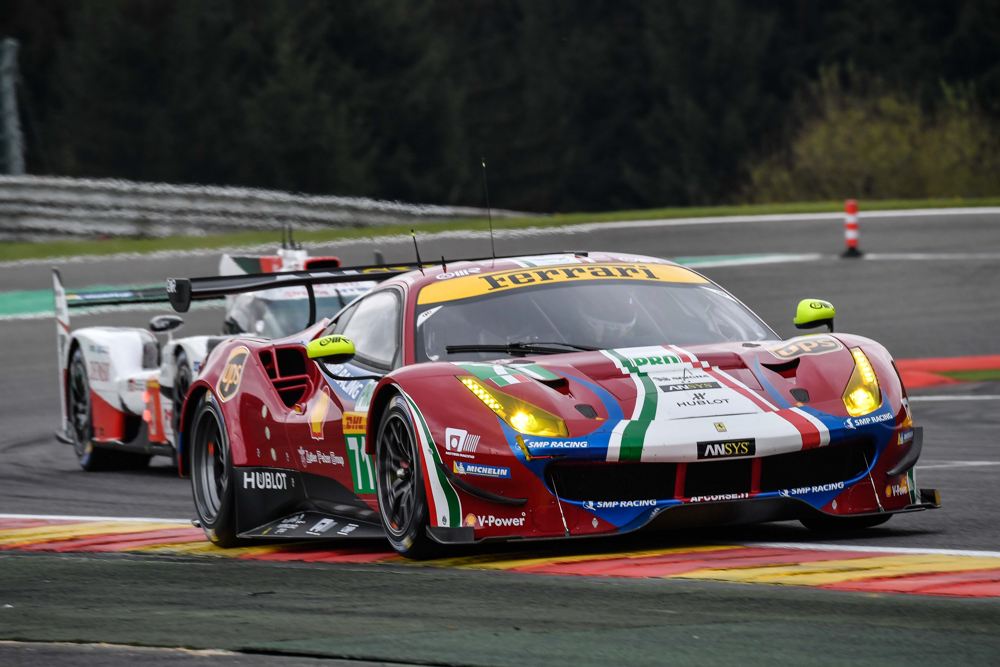 RIGON LEADS CONTINGENT OF FOUR FERRARIS