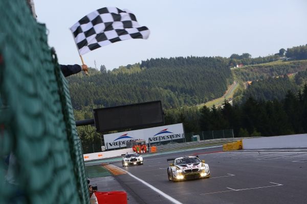 FOUR BMW M6 GT3s IN ACTION AT THE 2017 24 HOURS OF SPA