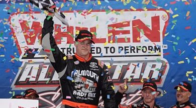 Last-Lap Pass Lifts Preece In All-Star Shootout