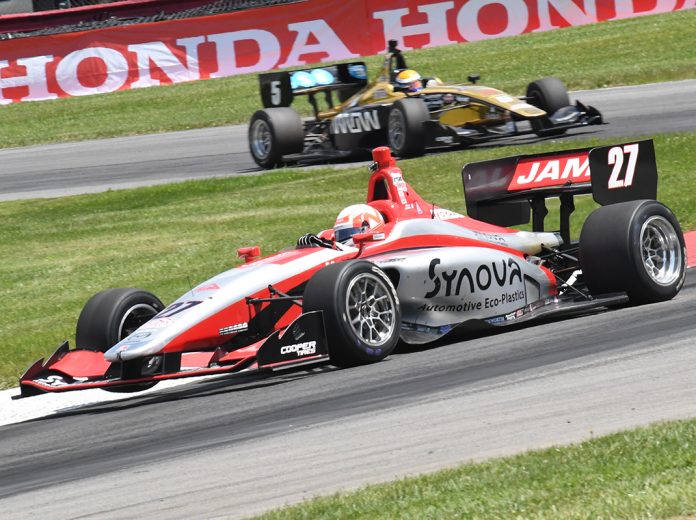 Nico Jamin Controls Mid-Ohio Indy Lights Go
