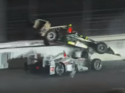 IndyCar Series 2017 Gateway Motorsports Park Start Big Crash