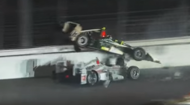 IndyCar Series 2017 Gateway Motorsports Park Start Big Crash