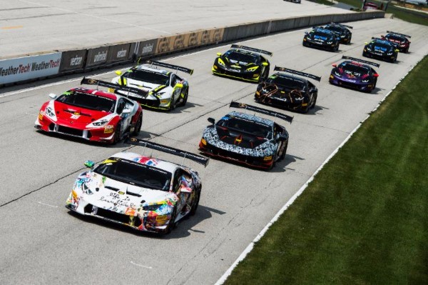 HINDMAN AND AGOSTINI SCORE DOMINANT WIN IN LAMBORGHINI SUPER TROFEO RACE 1 AT ROAD AMERICA