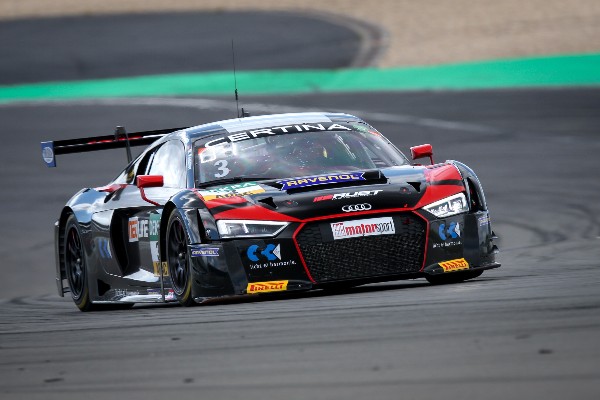 KELVIN VAN DER LINDE SETS THE BEST TIME FOR AUDI IN ADAC GT MASTERS FREE PRACTICE 1 AT THE NURBURGRING