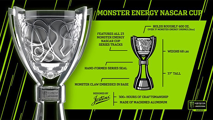 NASCAR Reveals Monster Energy Cup Series Trophy